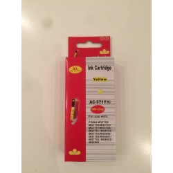 Sæt (6 stk) PGI 570XL BK og CLI 571XL BK,C,M,Y og GY, Kompatible blækpatroner