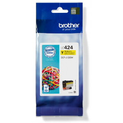 Brother LC424 sæt/4 stk. BK, C, M, Y, Originale patroner