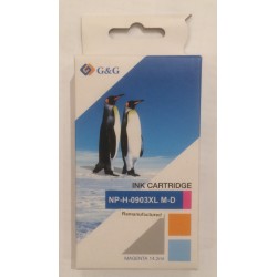 Sæt 4 stk. HP 903XL BK,C,M,Y, Kompatible patroner