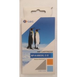 Sæt 4 stk. HP 903XL BK,C,M,Y, Kompatible patroner