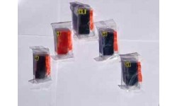 Sæt (5 stk) af PGI 520 BK og CLI 521 BK C.M.Y M/Chip