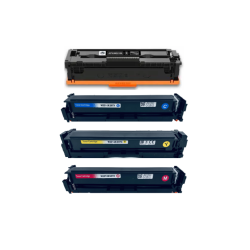 HP 207X W2210X..W2213X sæt/4 stk. BK,C,M,Y, kompatible tonere BK 3.150 sider, C,M,Y 2.450 sider