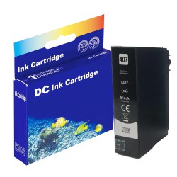 Epson 407XL BK Blækpatron – 45 ml (Kompatibel) | Høj Kapacitet