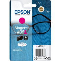 Epson 408L Magenta Blækpatron – 21,6ml  | Original Epson Blæk