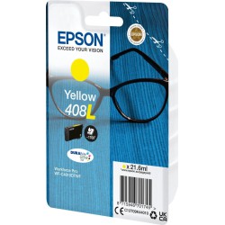 Epson 408L Yellow Blækpatron – 21,6ml  | Original Epson Blæk