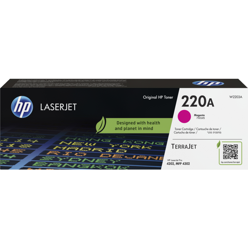 HP 220A Original Magenta Toner (W2203A) – Høj kvalitet og effektivitet