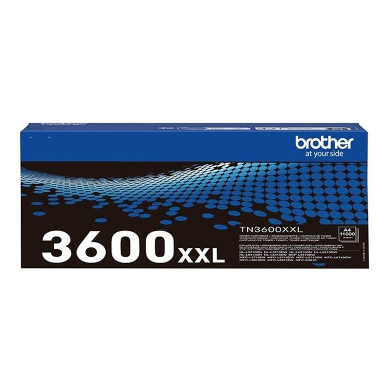 Brother TN-3600XXL Original Lasertoner BK – 11.000 Sider