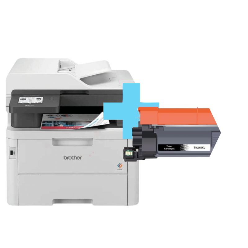 Brother MFC-L3760CDW +1 stk ekstra TN 248XL BK, Kompatibel toner