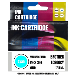 LC 41 / LC 900 Yellow, kompatibel patron