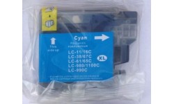 LC 1100 Cyan, kompatibel patron