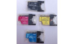 Sæt (4 stk) LC 1240XL BK,C,M,Y, kompatible patroner