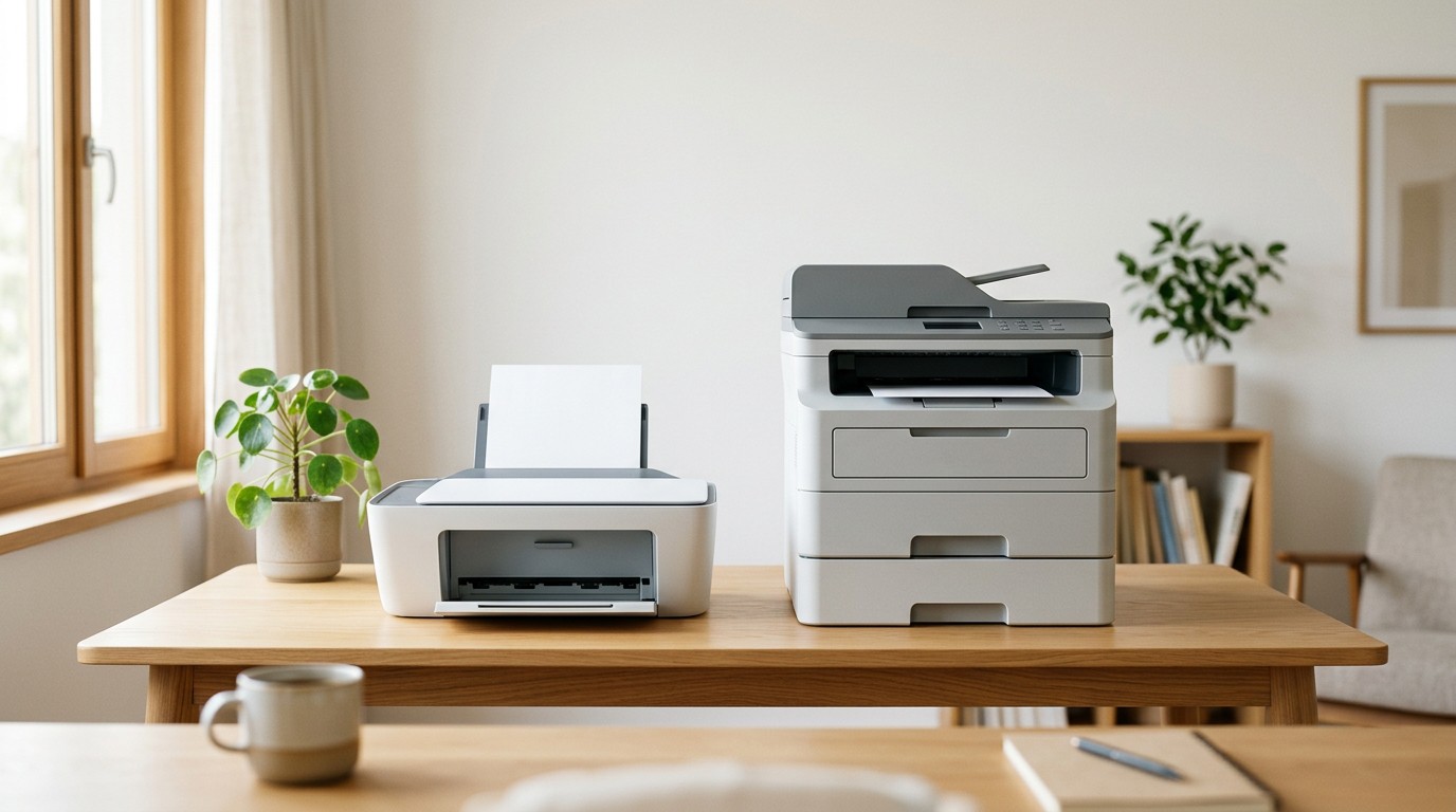 Blækprinter eller laserprinter – hvad skal du vælge?